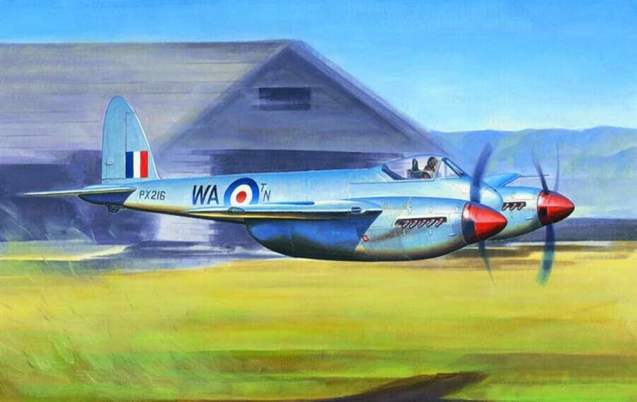 Aereo De Havilland HORNETF.1 Kit – Trumpeter 1:48