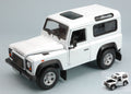 Land Rover Defender 90 1984 White – Welly 1:24