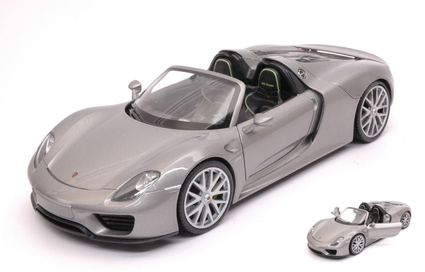 Porsche 918 Spyder 2013 Silver – Welly 1:24
