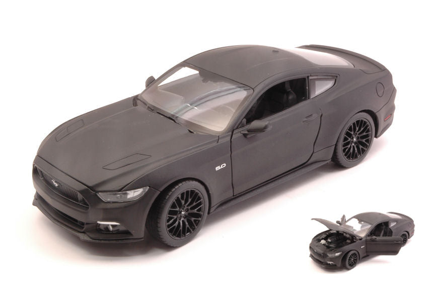 Ford Mustang GT 2015 Matt Black – Welly 1:24