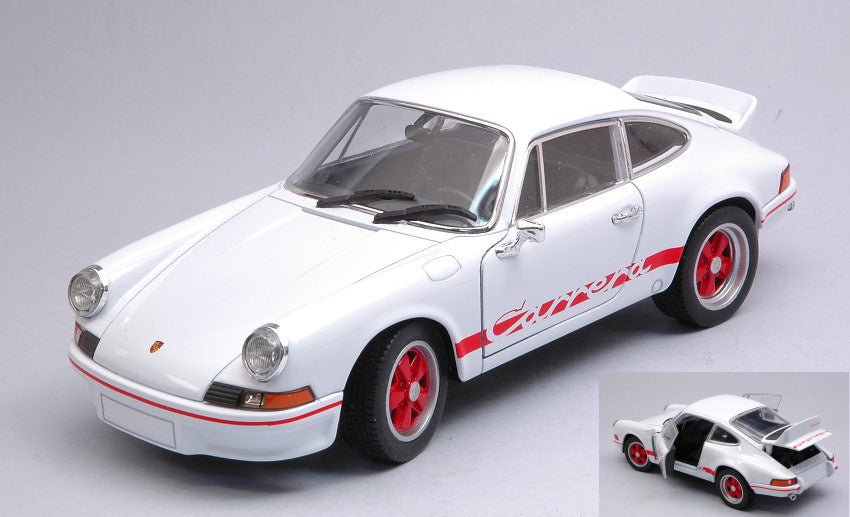 Porsche 911 Carrera Rs 2.7 1973 White/red – Welly 1:24