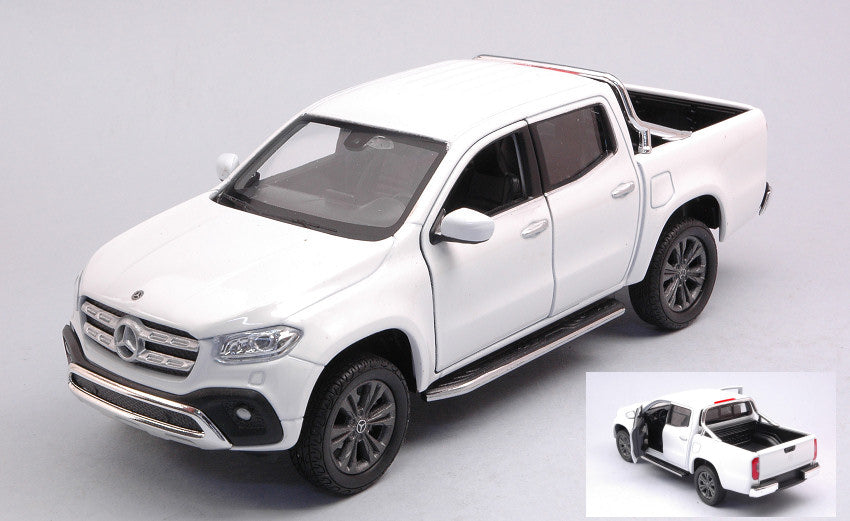 Mercedes X-class White -27 – Welly 1:24