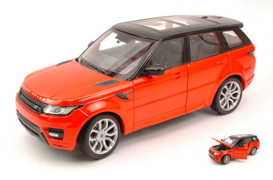 Range Rover Sport 2014 Orange/black – Welly 1:24