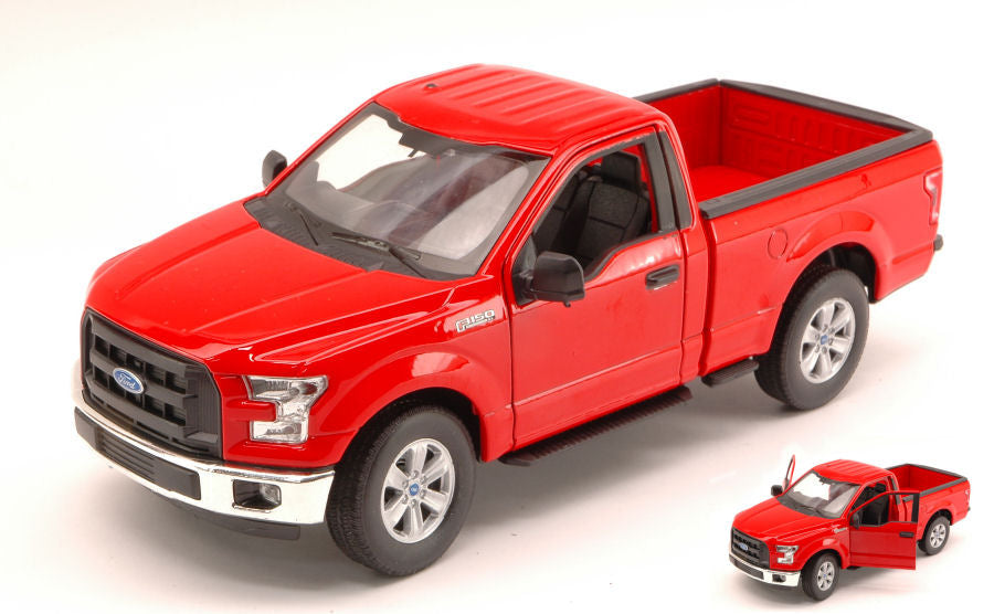 Ford F-150 Regular Cab Pick Up 2015 Red – Welly 1:24