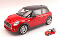 New Mini Hatch 2014 Red W/black Roof – Welly 1:18