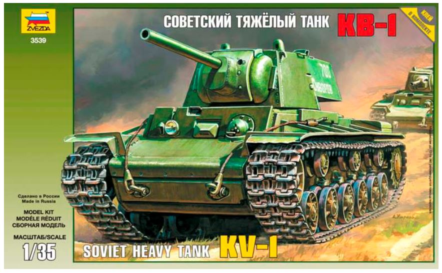 Soviet Heavy Tank KV-1 Kit – Zvezda 1:35