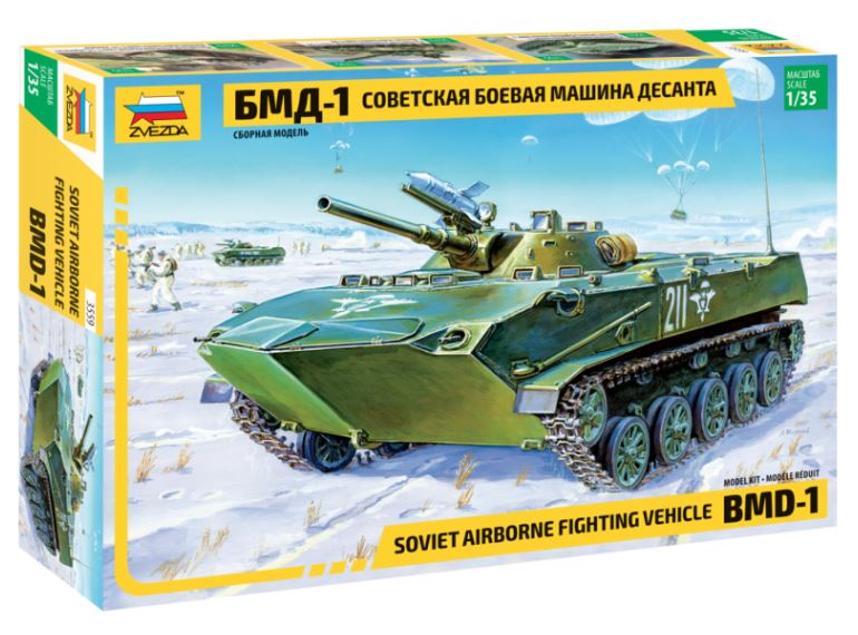 Soviet Airborne Fighting Vehicle BMD-1 Kit – Zvezda 1:35