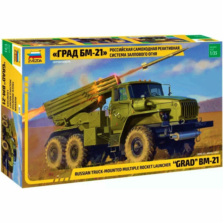 BM-21 Grad Rocket Launcher Kit – Zvezda 1:35