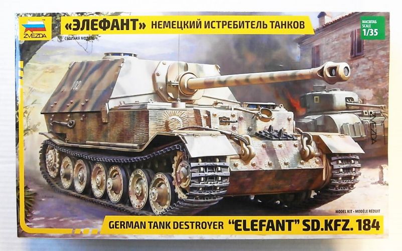 Elefant SD.KFZ.184 Kit – Zvezda 1:35