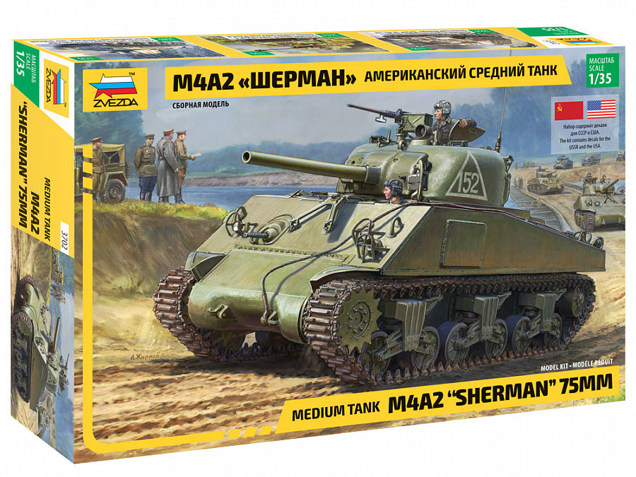 M4 A2 Sherman Kit – Zvezda 1:35