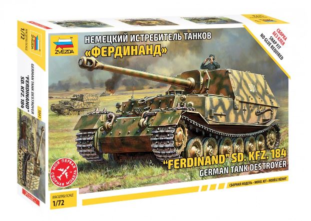 Ferdinand SD.KFZ.184 Kit – Zvezda 1:72