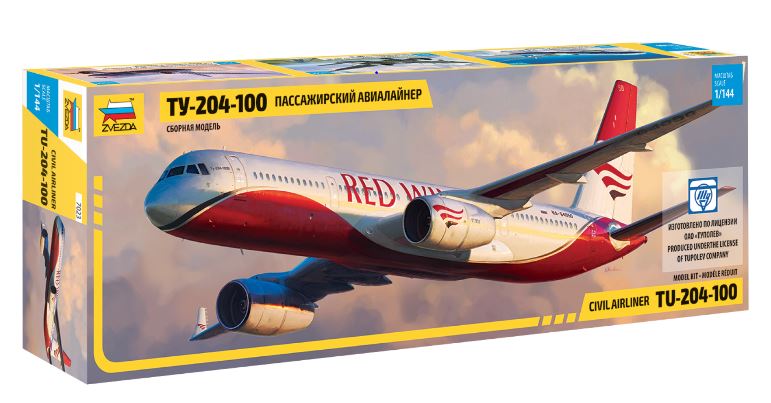 Tupolev Tu 204-100 Kit – Zvezda 1:144