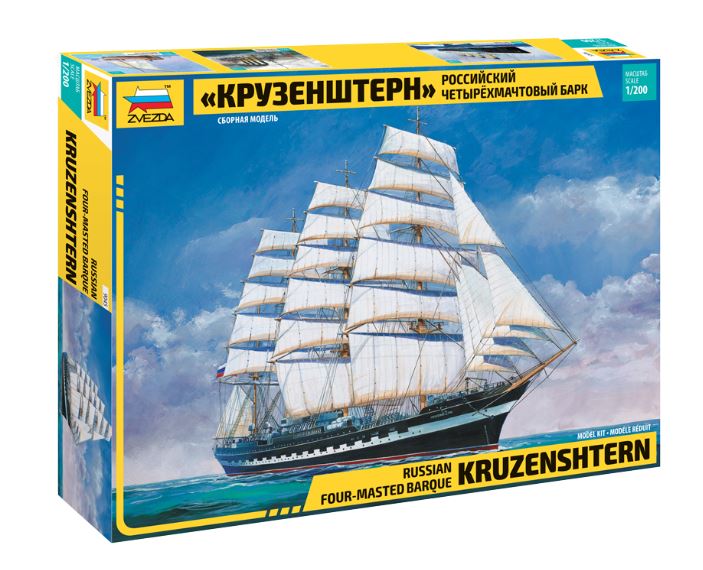 Krusenstern "sailing Ship" Kit – Zvezda 1:200