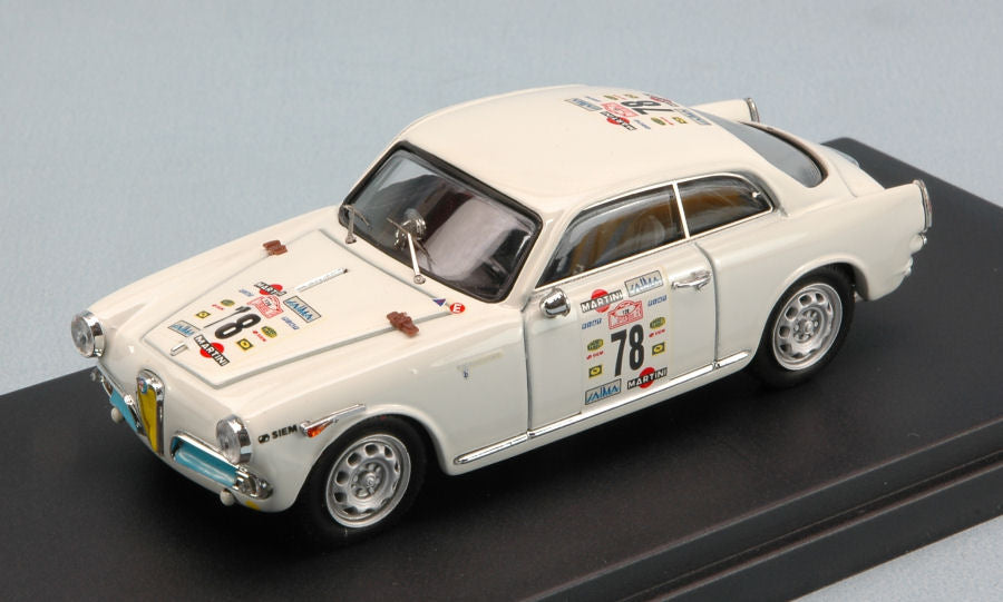 Alfa Romeo Giulietta 2moT N.78 Montecarlo-sestriere 1987 Tess.-moll. – Bang 1:43