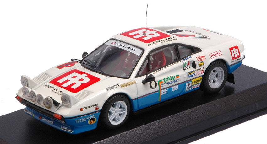 Ferrari 308 Gtb N.8 6th Rally Elba 1984 F.ORMEZZANO-M.AMATI – Best Model 1:43