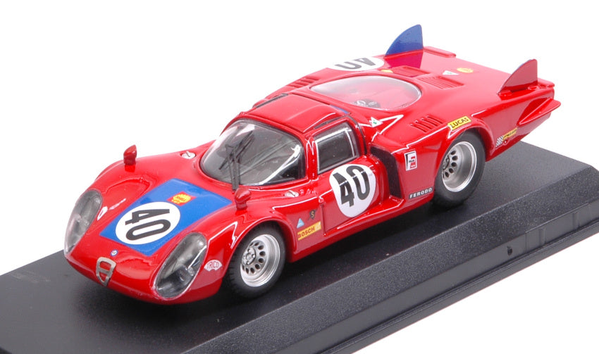 Alfa Romeo 33.2 N.40 6th Lm 1968 M.CASONI-G.BISCALDI – Best Model 1:43