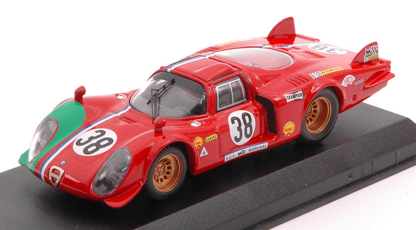Alfa Romeo 33/2 N.38 32th Lm 1969 Gosselin-bourgoigne – Best Model 1:43