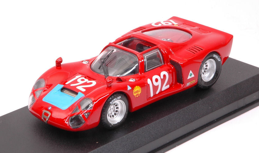 Alfa Romeo 33.2 Sp N.192 2nd Targa Florio 1968 Casoni-bianchi – Best Model 1:43