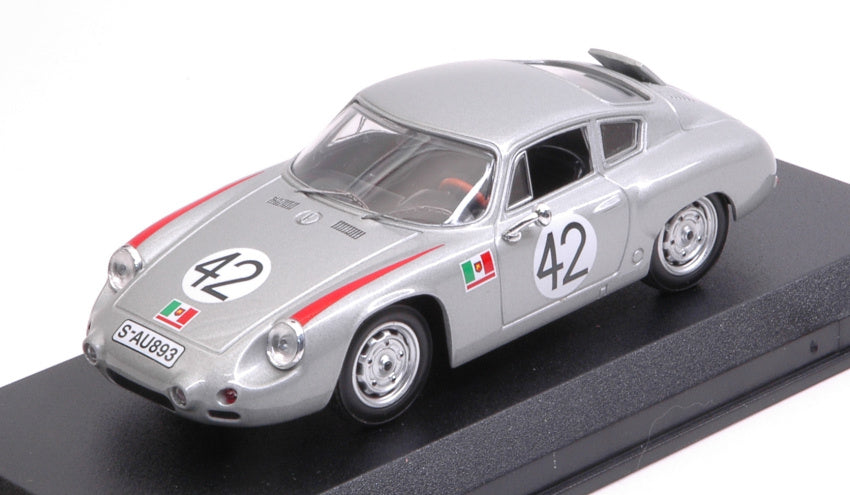 Porsche Abarth N.42 6th Targa Florio 1962 H.HERRMANN-H.LINGE – Best Model 1:43