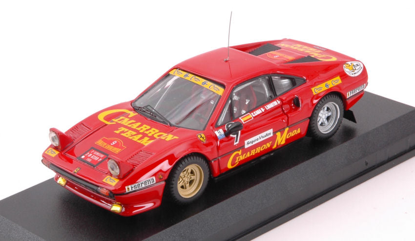 Ferrari 308 Gtb N.9 Catalunya 1985 C.CABA-J.MARTIN – Best Model 1:43
