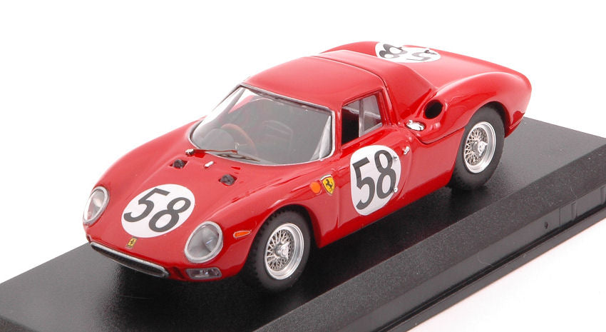Ferrari 250 Lm N.A.R.T. N.58 24 H Le Mans 1964 J.RINDT-D.PIPER – Best Model 1:43