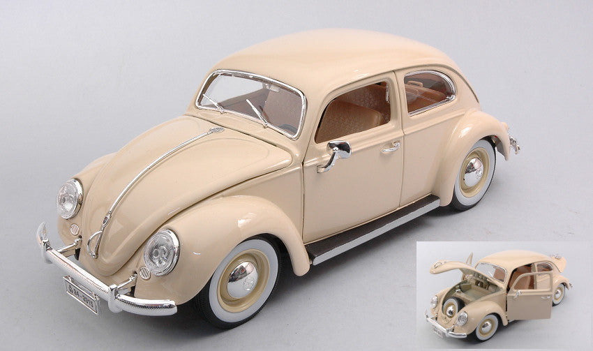 VW Kafer Beetle 1955 Cream – Burago 1:18