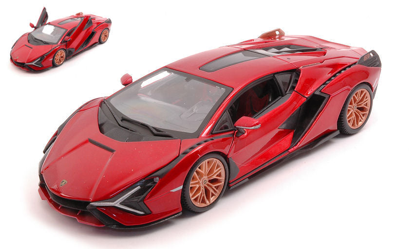 Lamborghini Sian Fkp 37 Metallic Red – Bburago 1:24