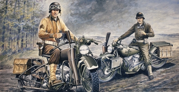 U.S.Motorcycles Wwii Kit 1:35 – Italeri