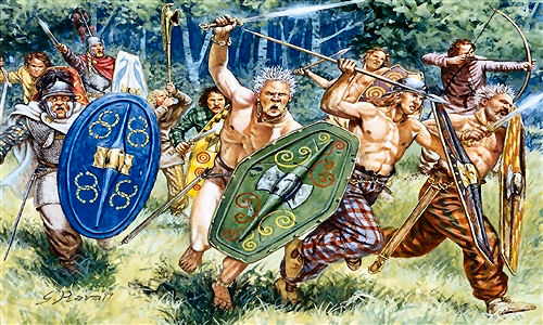Gaul Warriors Soldatini Kit – Italeri 1:72