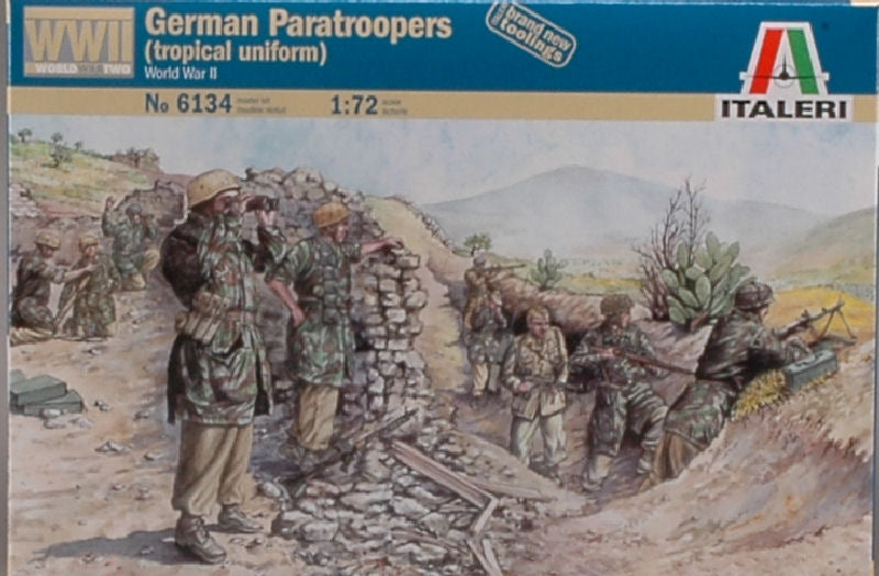 WWII German Paratroopers Kit – Italeri 1:72