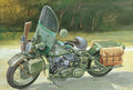 US Army Ww Ii Motorcycle Kit – Italeri 1:9