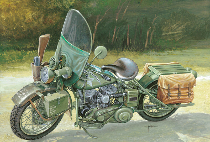 US Army Ww Ii Motorcycle Kit – Italeri 1:9