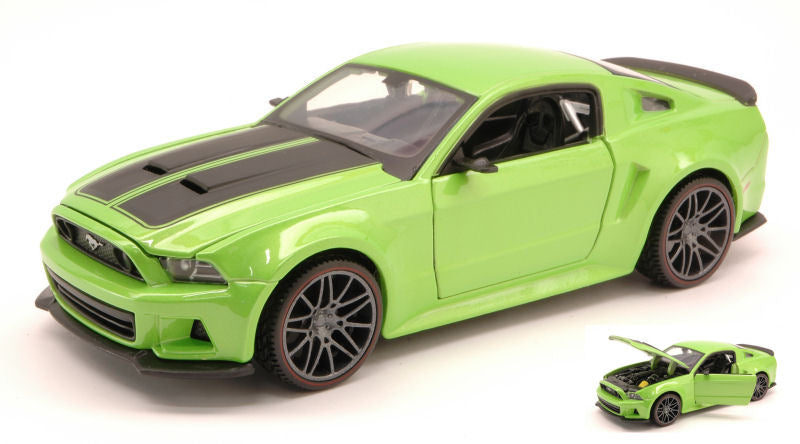 Ford Mustang Street Racer 2014 Green/black – Maisto 1:24