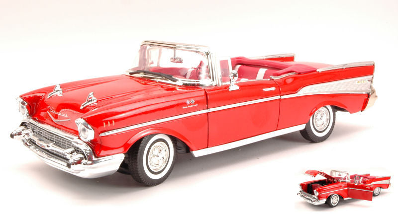 Chevy Bel Air 1957 Red – MotorMax 1:18