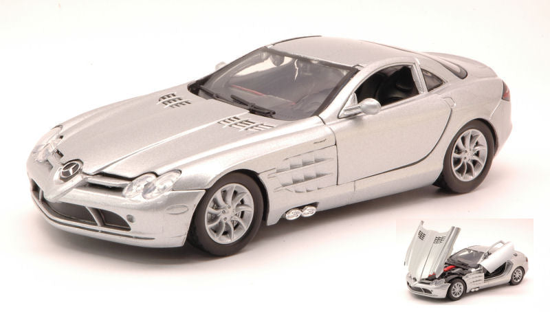 Mercedes Slr Mc Laren 2003 Silver – MotorMax 1:24