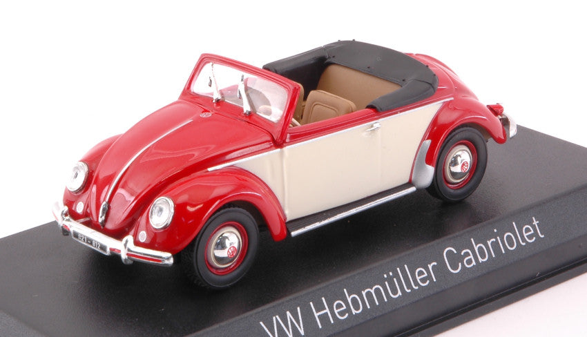 VW Hebmuller 1949 Red & Cream – Norev 1:43
