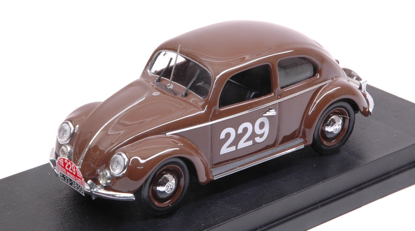 VW Coccinelle N.229 52th Monte Carlo 1952 Nathan-schellhaas – Rio 1:43