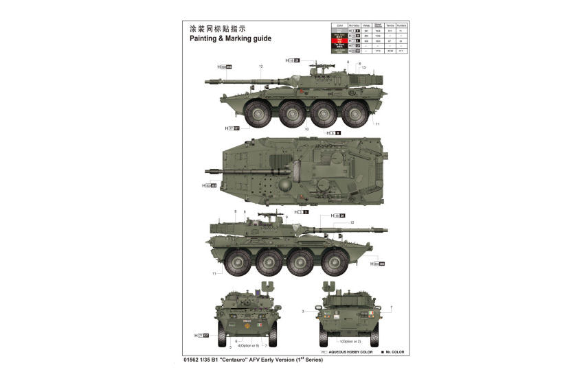 Carro Centauro Kit – Trumpeter 1:35