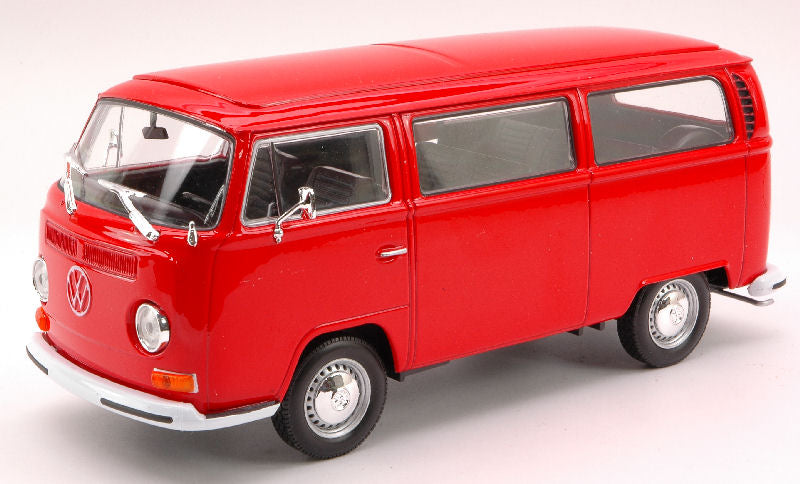 VW T2 Bus 1972 Red – Welly 1:24