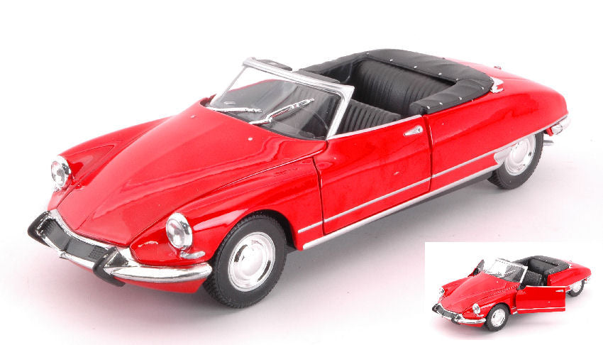 Citroen Ds 19 1956 Cabrio Open Red – Welly 1:24