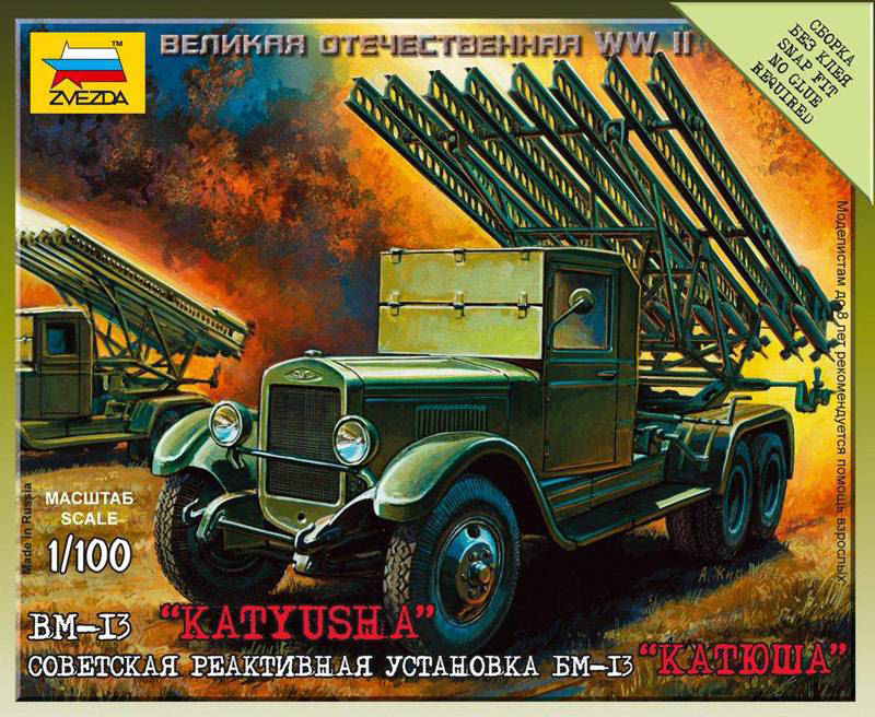 Katjusha Soviet Rocket Launcher Kit – Zvezda 1:100