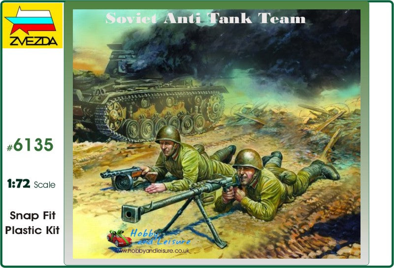 Soviet Anti Tank Team WWII Kit – Zvezda 1:72
