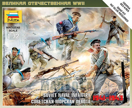Soviet Naval Infantry Kit – Zvezda 1:72