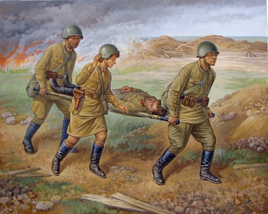 Soviet Medical Personnel Kit – Zvezda 1:72