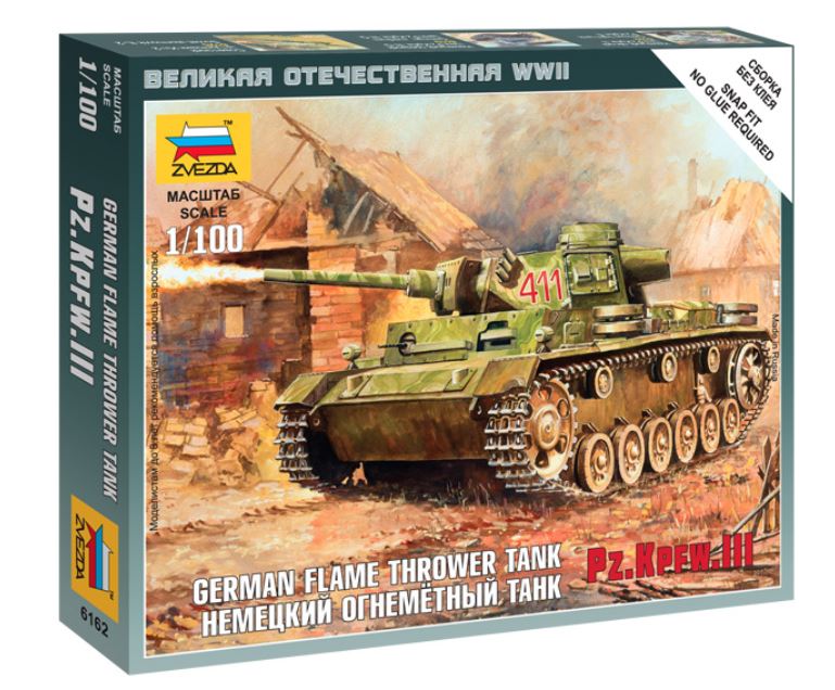 Panzer Iii Flamethrower Kit – Zvezda 1:100