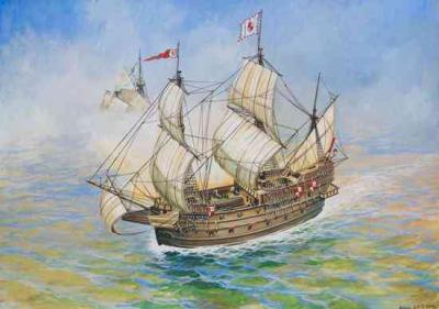 Spanish Ship San Martin Kit – Zvezda 1:350