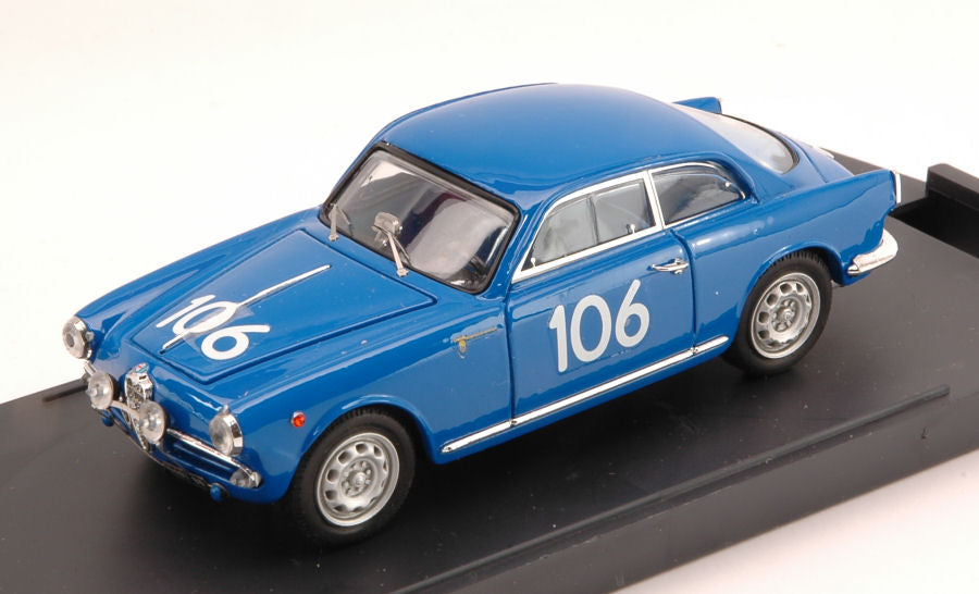 Alfa Romeo Giulietta Sv N.106 Winner Cl.mille Miglia 1956 Sgorbati – Bang 1:43