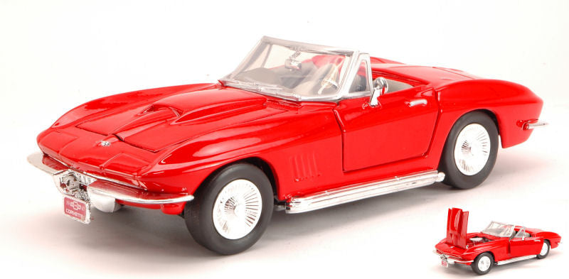 Chevrolet Corvette 1967 Red – MotorMax 1:24