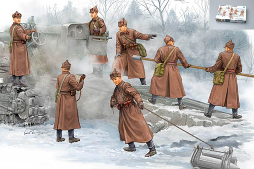 Soviet Figure Artillery Crew Kit – Trumpeter 1:35
