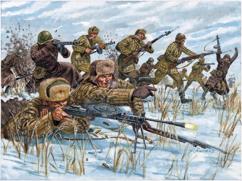 Russian Infantry Winter Uniform Kit – Italeri 1:72